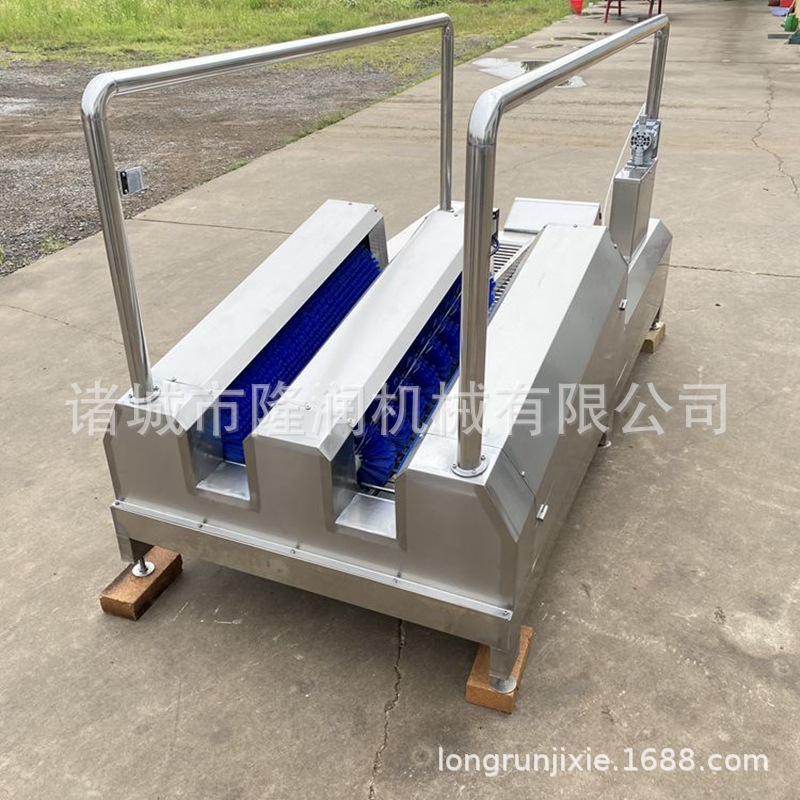 厂家供应通过式洗靴机 智能感应靴子清洗 餐饮食品厂用感应洗靴机