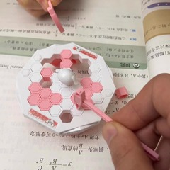 破冰小玩具玉桂库洛小企鹅敲冰游戏儿童桌面男女孩生日礼物学生礼