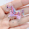 Transparent nail sequins PVC with bow, children's hair accessory