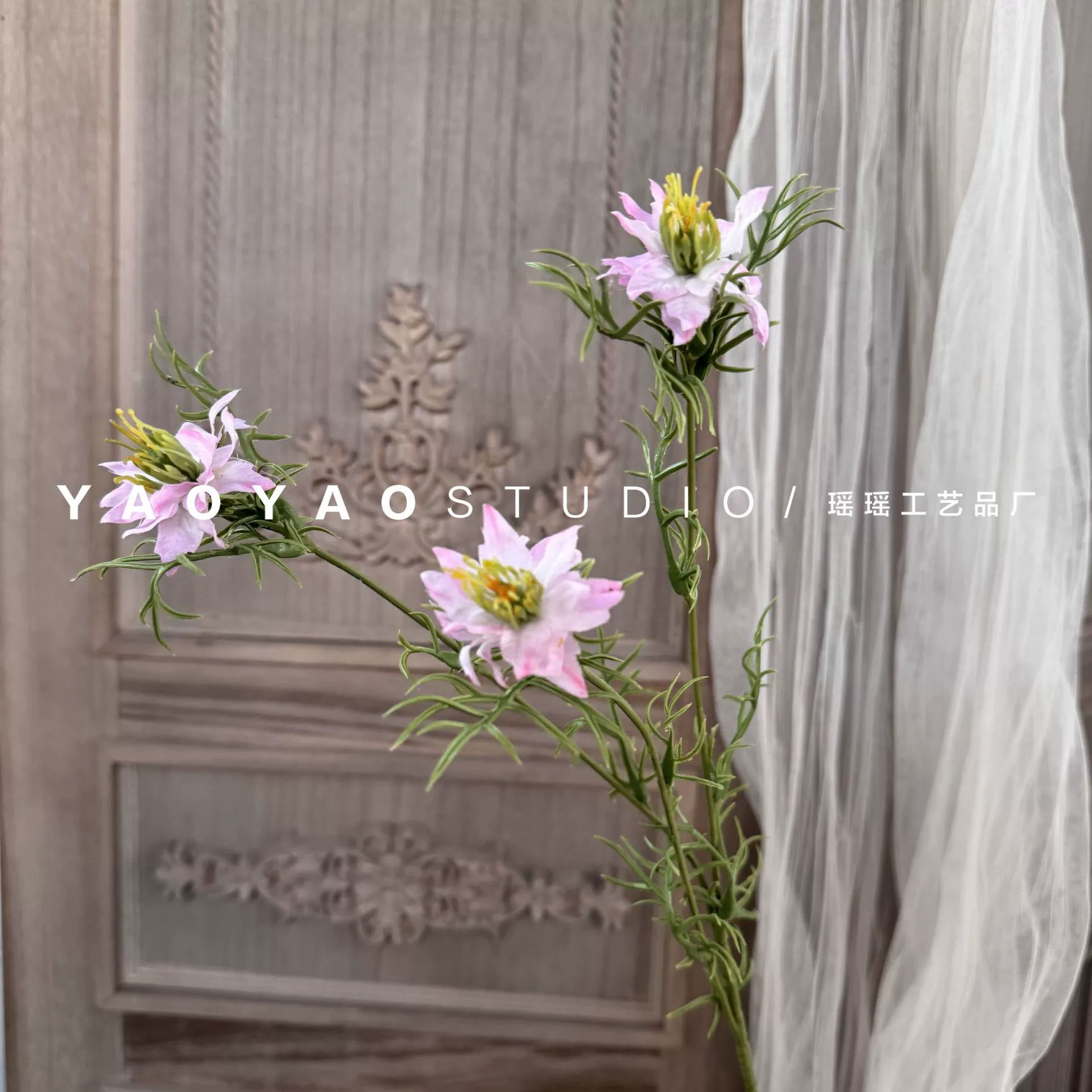 Monet Garden Wind Simulation Flower Coffee Shop Sedies Outdoor Wedding False Flower Store Window Landscape Landscape Landscape