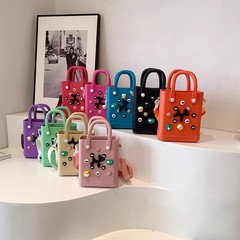 クロスボーダー新しい DIY 漫画多用途アクセサリーバッグビーチバッグ新しいファッションニッチシングルショルダークロスボディハンドホールバッグ