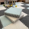 White, blue, 10 pieces