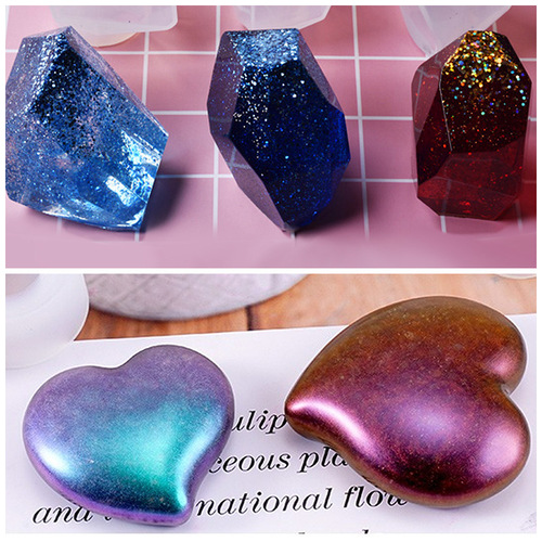 35 silicone molds for stones, fake mountain peaks, shells, peach hearts, love-shaped clouds, vertebral bodies, coral ornaments, silicone molds