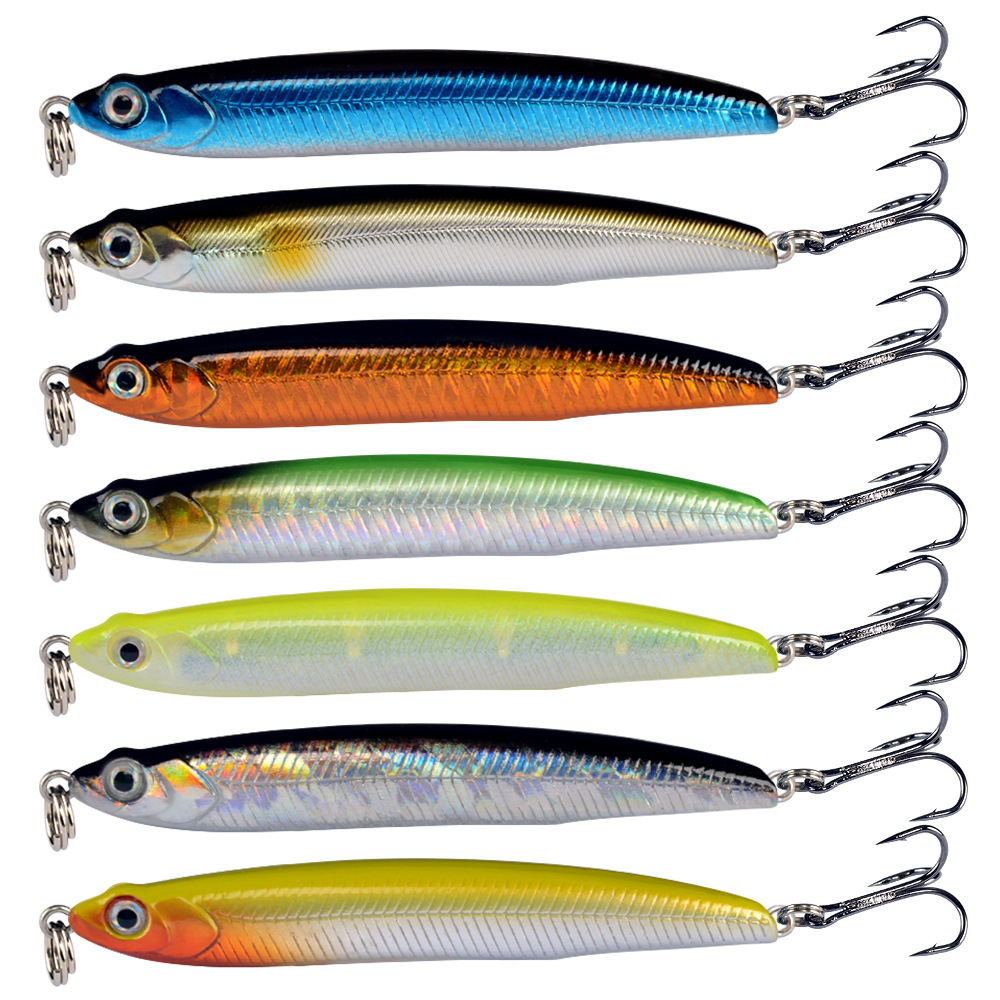 Sinking Minnow Fishing Lures 70mm 10g Hard Plastic Baits Fresh Water Bass Swimbait Tackle Gear