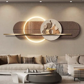 现代装饰画;LED装饰灯;工艺画