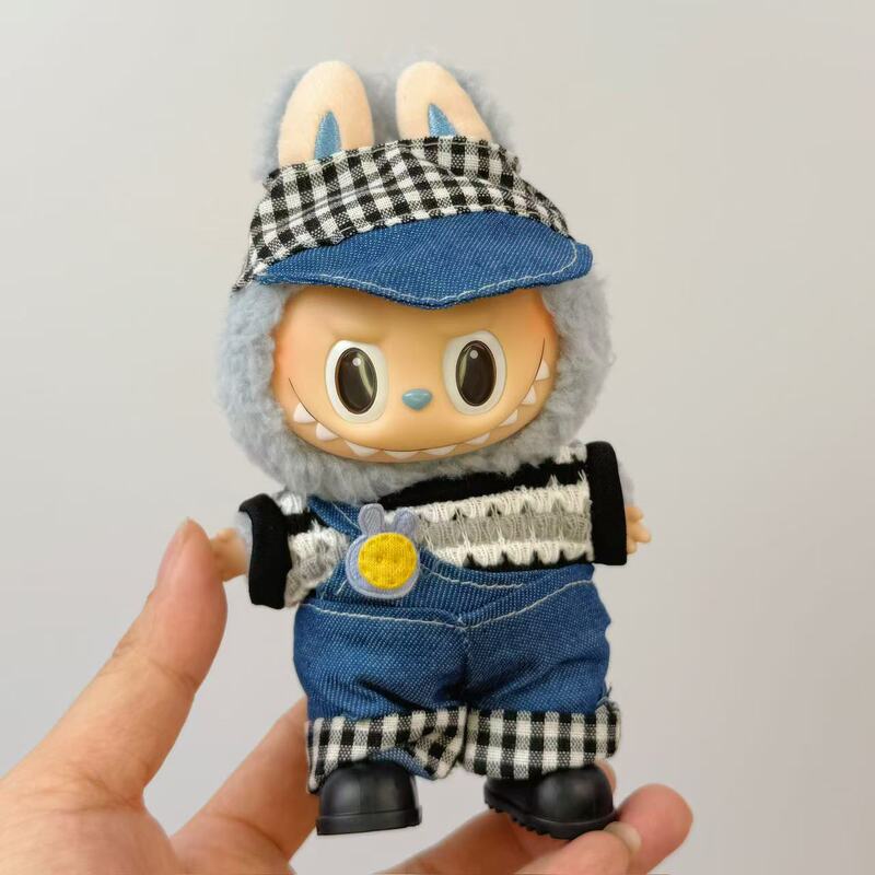ラブブベビー服、座りパーティー、ベビー服、第一世代と第二世代のラブブビニールペンダント服、ぬいぐるみ、キュートで超かわいい|undefined
