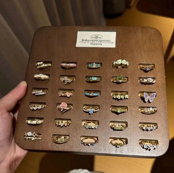 Drop Oil Enamel Butterfly Ring Women's Niche High-end Light Luxury Not Faded Internet Celebrity Explosive Foreign Style All-match Ring