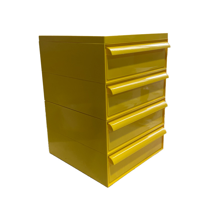 노란색 4 층 풀리