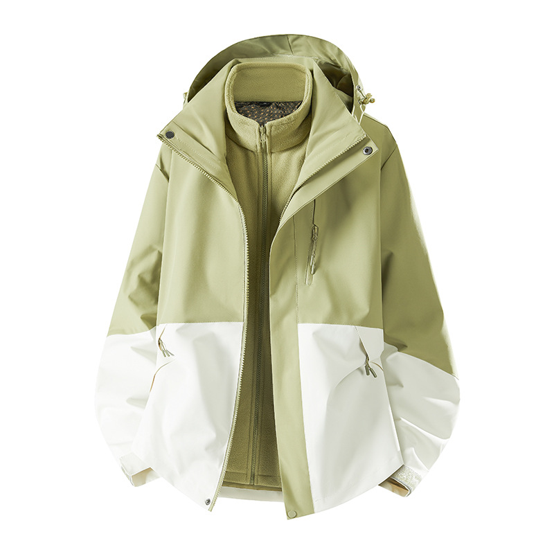 2026 chaqueta de asalto al aire libre 3 - en - 1 hombre y mujer chaqueta deportiva de capa suave chaqueta de montaña chaqueta impermeable