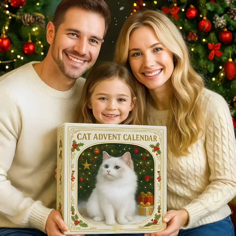 跨境新品 Cat Lovers Advent Calendar 2025猫爱好者日历|undefined
