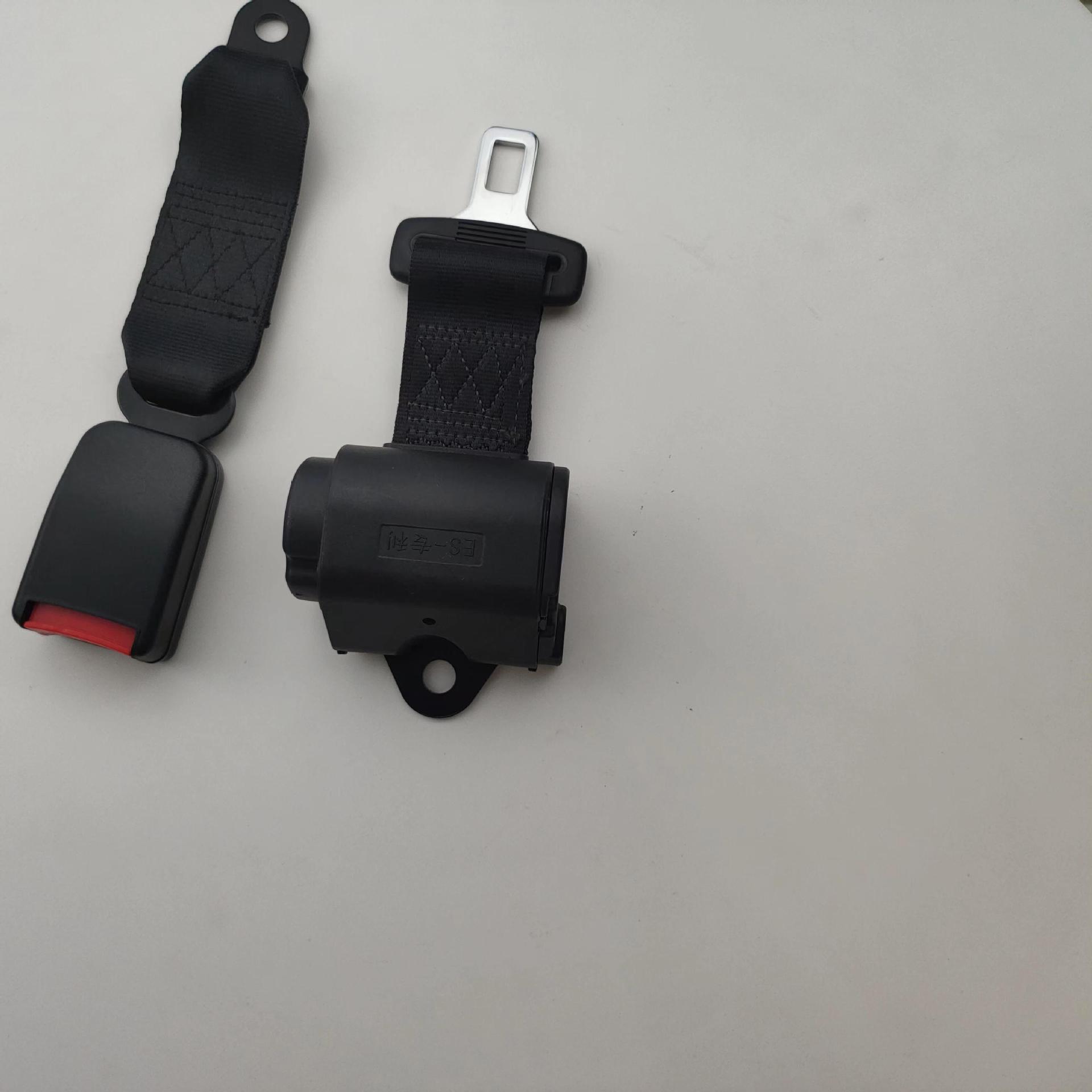 Extended Two-Point Seat Belt for Cars, Buses, Trucks, Sightseeing Vehicles, Automatic Retractable with Self-Locking Function