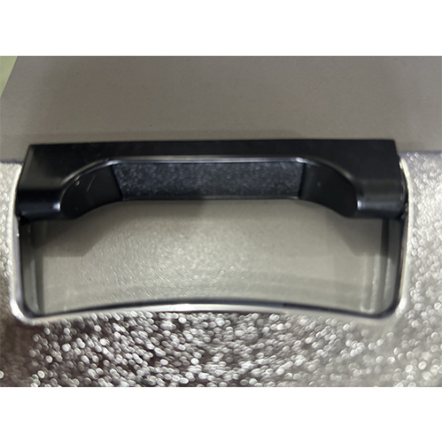 Maleta, maleta, maleta, maleta, maleta, accesorios de equipaje de plástico, plata americana, maleta de aluminio negro