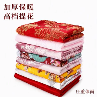 祭祀纸被褥寿被加厚提花印花寒衣纸被子清明十月一上坟祭祖殡葬用