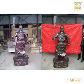 历史人物关公雕像 关老爷神像气震山图片 无锡关公铜佛像价格