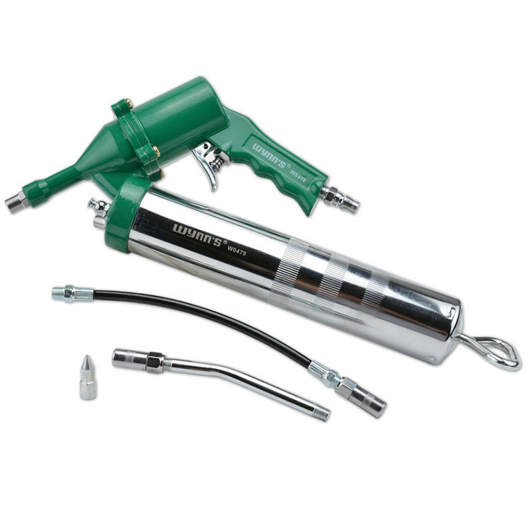 威力狮品牌400CC气动黄油枪 注油枪 牛油枪 配2支油管 W0479