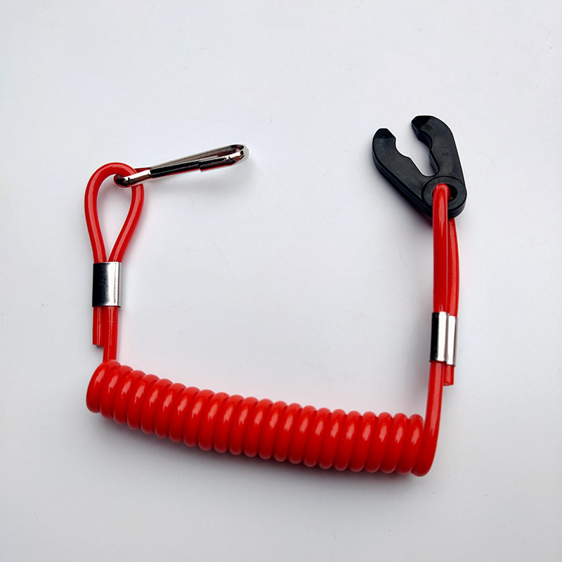 摩托艇熄火钥匙弹簧绳 游艇弹簧绳 熄火绳 批发定制
