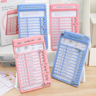 Amazon in stock English Children Adult Self-discipline Primary School Pupil Pin Good Habits Learning Desktop Plan Management