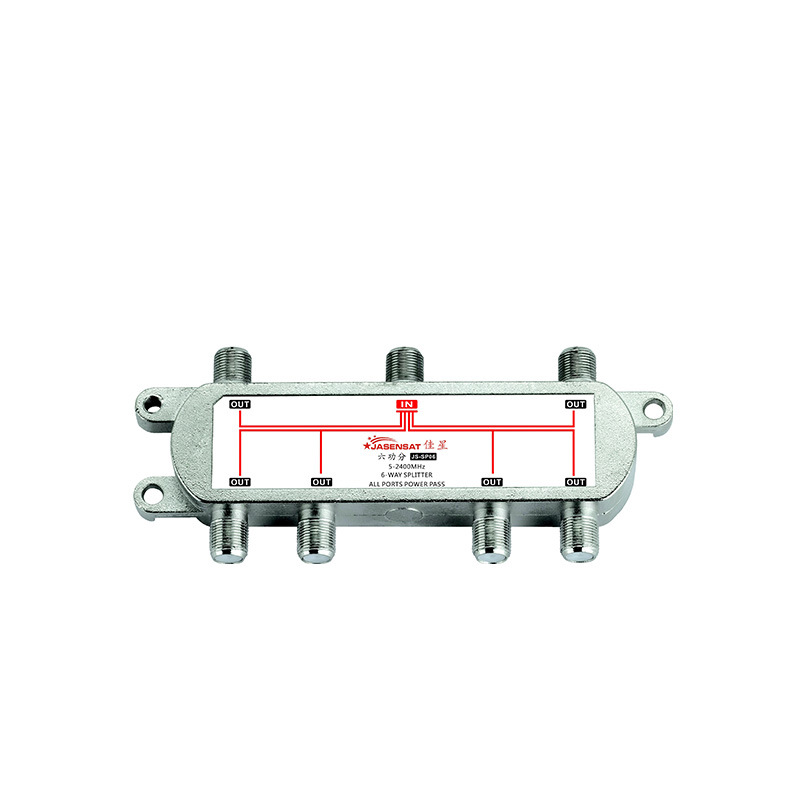 Satellie Splitte  6分配器 电视信号六功分器 6-way splitter
