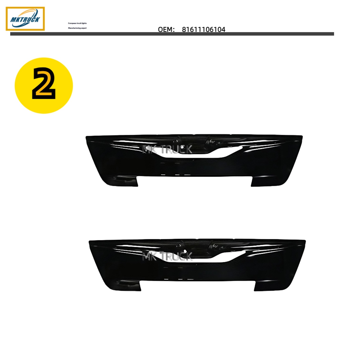 Rejilla del panel frontal 81611106104 para piezas de camiones MAN TGL TGM