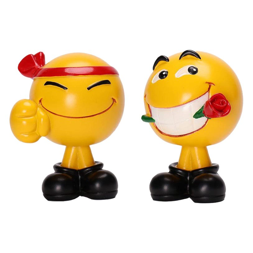 Хаху украшение автомобиля креативная кукла с качающейся головой сумка для выражения лица милый мультфильм интерьер автомобиля персонализированные украшения поставки