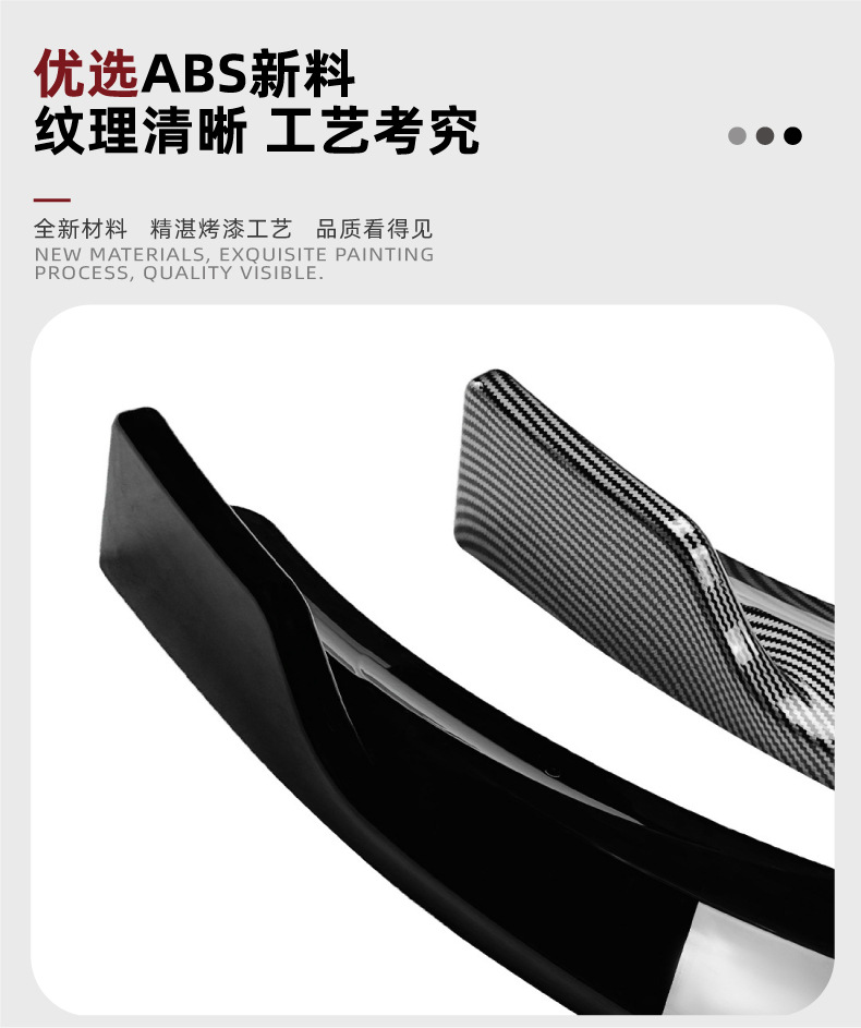 Suitable for Mercedes-Benz C-Class W205 C205 S205 Late 2019-21 Amg Front Bumper Front Lip Front Shovel Exterior Modification