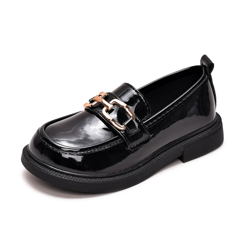 Footwear English style for leather shoes, children's loafers, shoes, British style, western style, soft sole