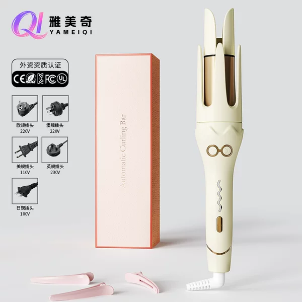 36mm Automatic Curling Iron, Electric Rotating Hair Curler That Does Not Damage Hair, Large Wave Curling Iron, Anti-Scalding Negative Ion Curling Iron