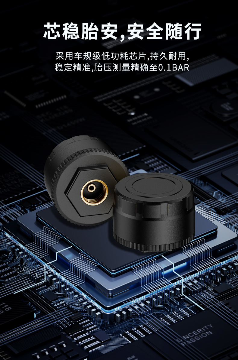 Mobile app, Bluetooth tire pressure monitoring system, external wireless sensor for motorcycles, electric vehicles, and cars
