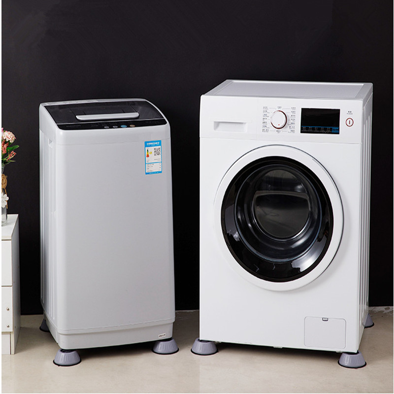 Lavadora almohadilla de pie universal almohadilla de choque antideslizante estera a prueba de golpes altura aumento refrigerador a prueba de humedad impulsor rodillo base