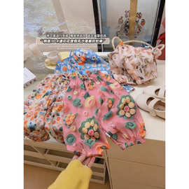 夏季新品3D儿童防蚊裤男女童四面弹休闲裤