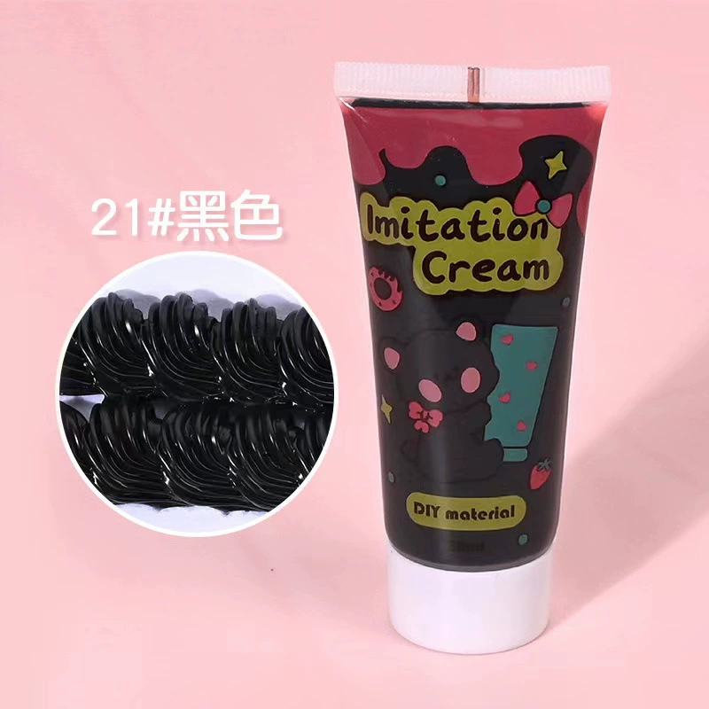 Крем‑паста (cream clay) 50 г для DIY, мягкая антифризная имитационная паста для декора чехлов