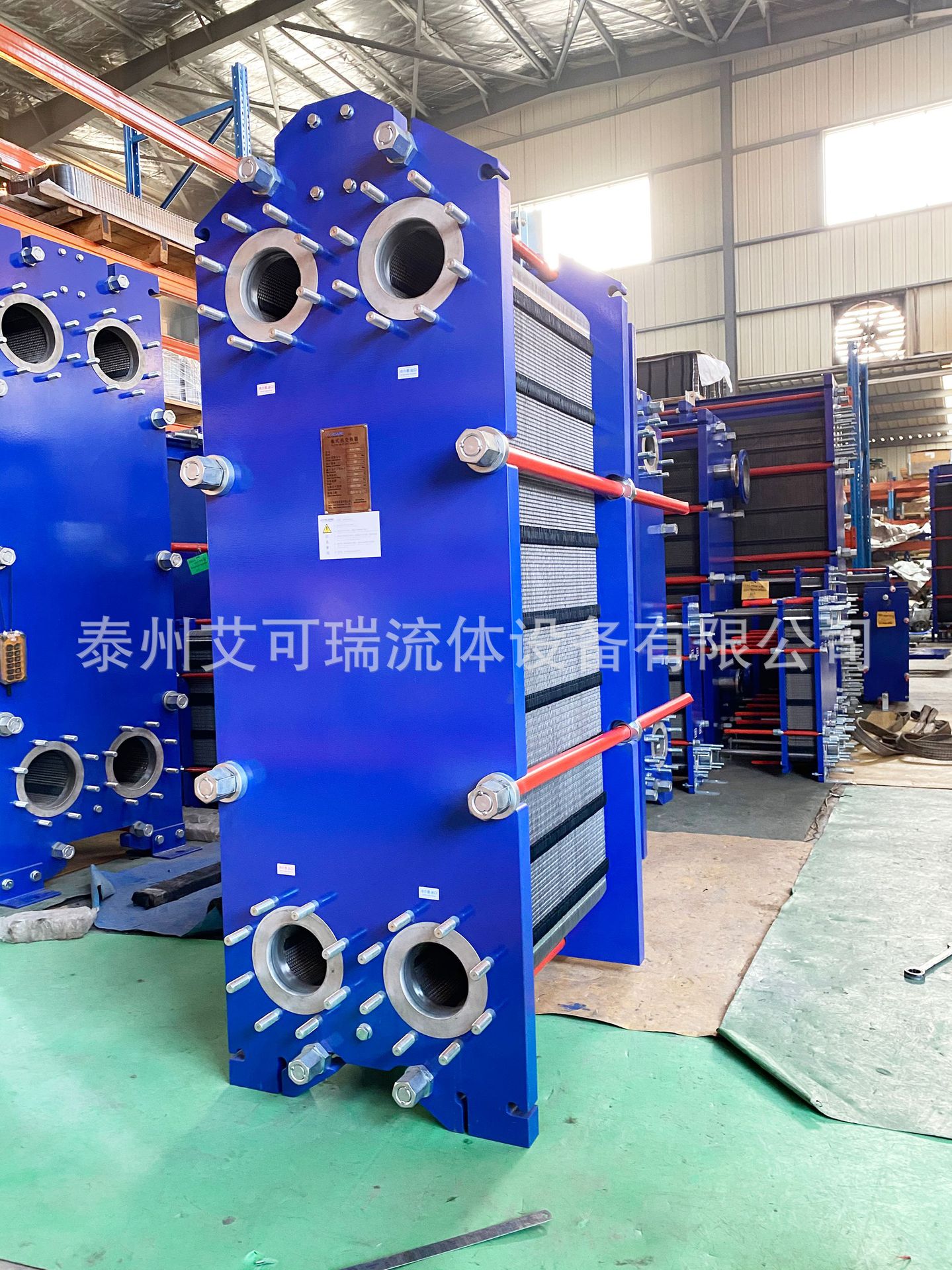 艾可瑞 船用海水冷却器 主机淡水板式冷却器 辅机钛板式热交换器