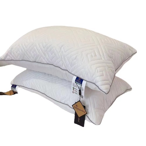 厂家批发希尔顿艾草纤维枕头直播微商酒店专用柔软高回弹枕芯