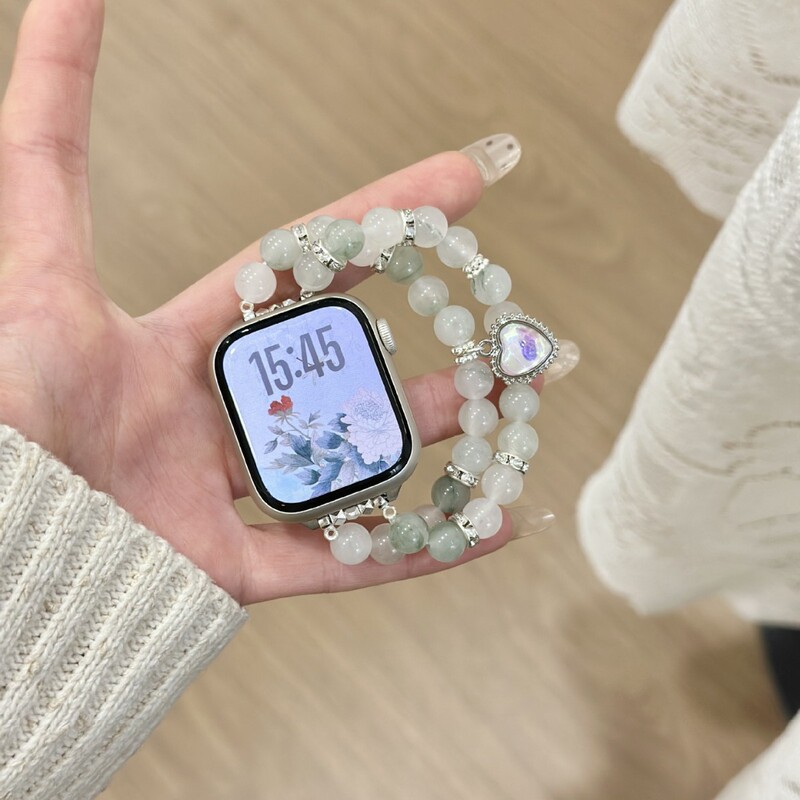 Suitable for Iwatch11 Watch Strap, Apple S11 Watch, Applewatch9 Double Beaded S10/S9 New S8 Wristband