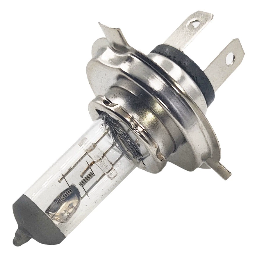 Трансграничные в наличии H4 галогенная лампа LED HID ультра высокой яркости прозрачный корпус лампы H4 12V55W 100W