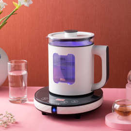 电茶炉壶柄高硼硅抽水式速热壶家用泡茶礼品玻璃材质自动上水