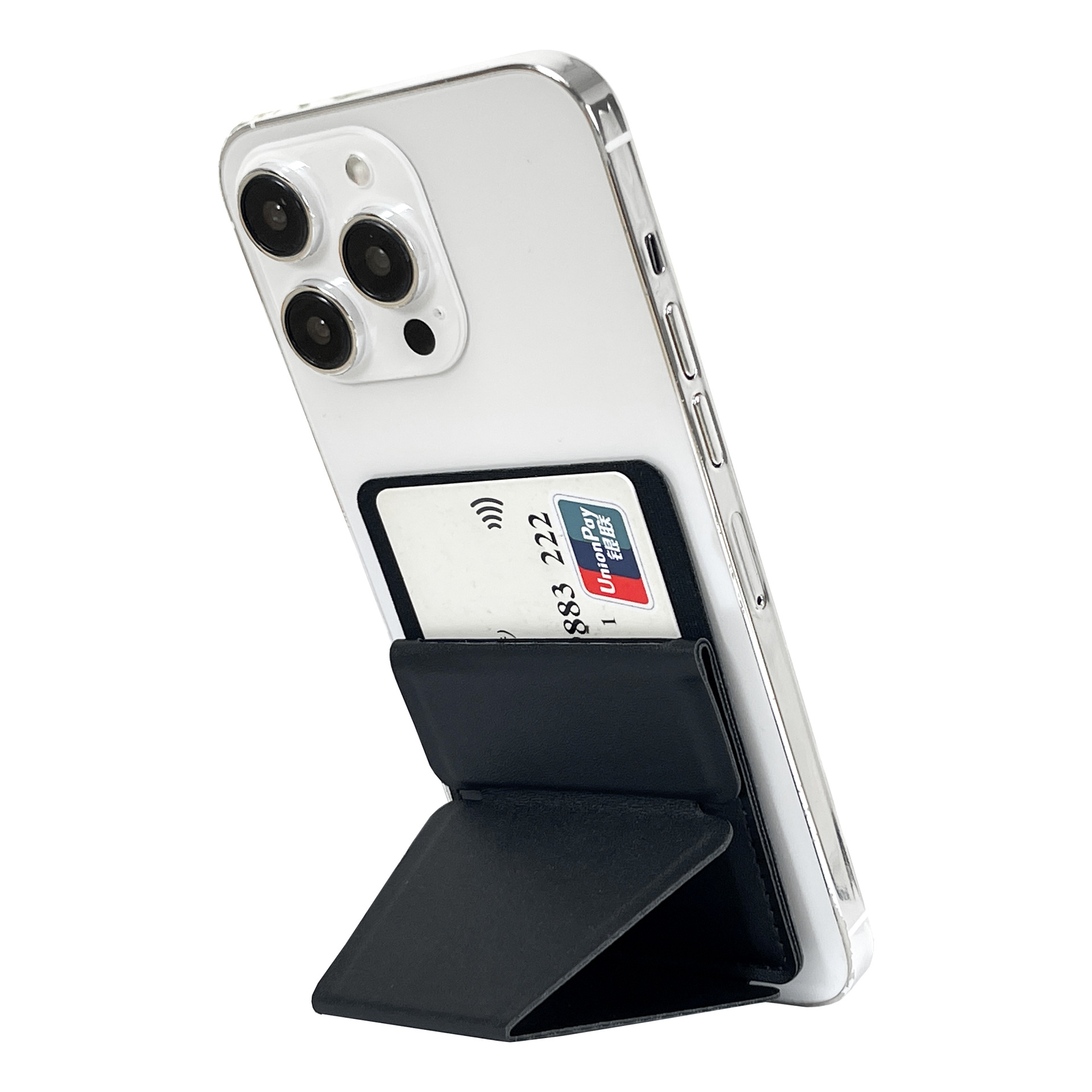 Soporte de tarjeta de pegatina trasera para teléfono móvil viscosa, soporte plegable para escritorio de teléfono móvil, adecuado para todos los modelos de teléfono móvil