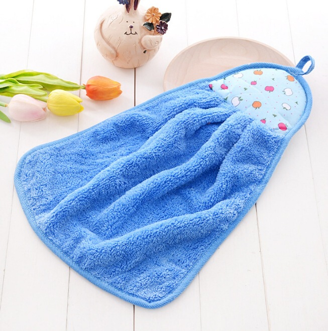 吊り下げ式タオルサンゴのベルベットタオルは吸水性が高くて厚いタイプのキッチンタオルタオル雑巾をかけることができる|undefined