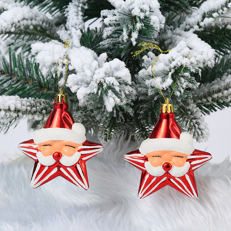 Christmas Fashion Santa Claus Candy Plastic Party Hanging Ornaments 2 Piece Set display picture 2