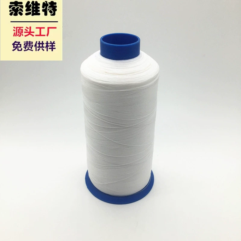 Производитель продаёт чёрную/белую 1250D/3 PTFE PTFE термостойкую 300 градусов высокую прочность PTFE швейную нить