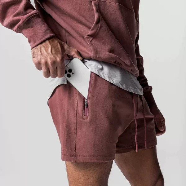 Foreign Trade Cross-Border European and American Men's Fitness Shorts American-Style Sports Casual Summer Retro Loose Training Running Embroidery