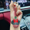 Cartoon cute keychain, trend car keys, pendant, diamond encrusted, wholesale