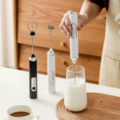 ミルク泡立て器家庭用コーヒーミルク泡立て器電動ミニ泡立て器手持ちミルク泡立て器ミルク泡立て器