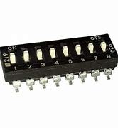 219-10MS/219-10ES美国西迪斯CTS拨动开关10位2.54M凸推柄胶体