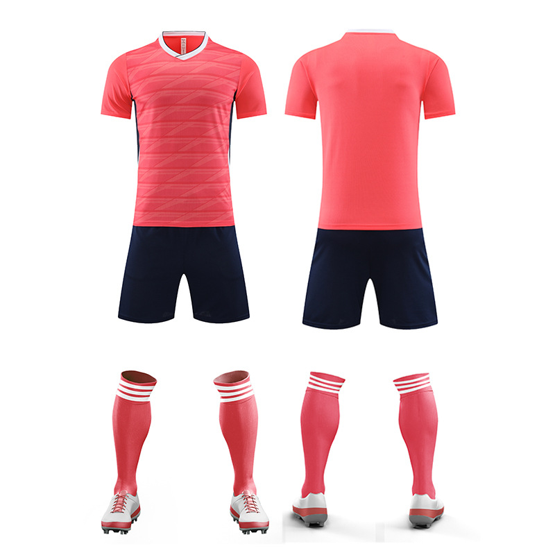 Trajes de fútbol de placas claras, trajes de entrenamiento para niños, equipos de impresión de mangas cortas, secado rápido y transpirable
