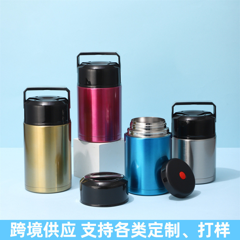 Large-capacity stainless steel thermal pot for work and home use, creative and stylish vacuum thermal cup for the office