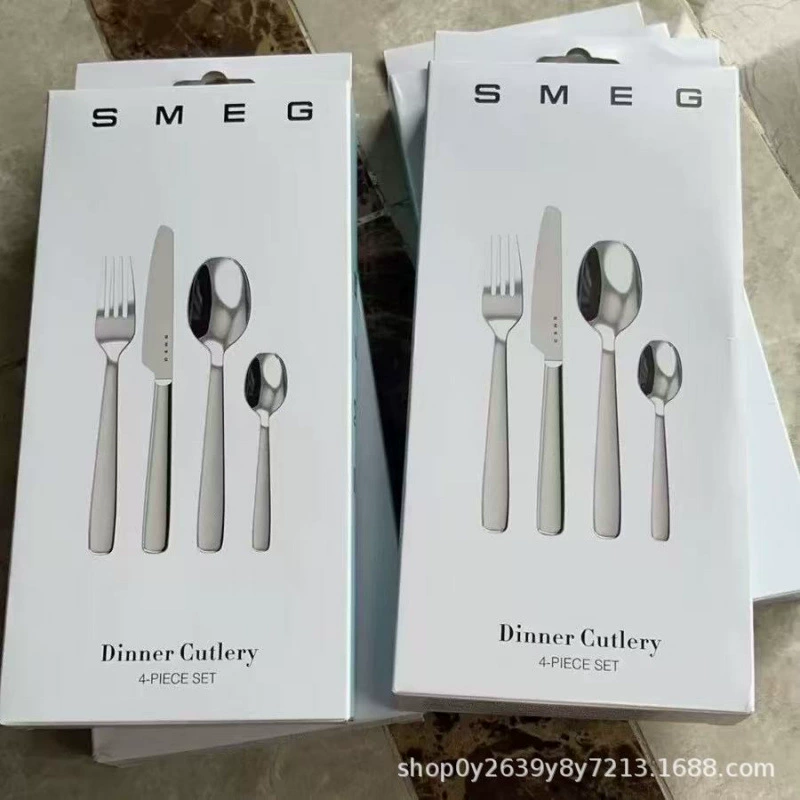 Tableware, set, spoon, fork stainless steel, 4 piece set, 4 pieces
