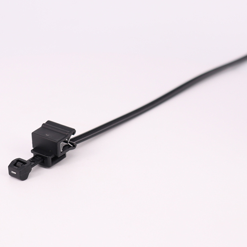 板材边缘夹扣尼龙汽车边缘线夹扎带线束线电池螺柱扎带铁卡扎带