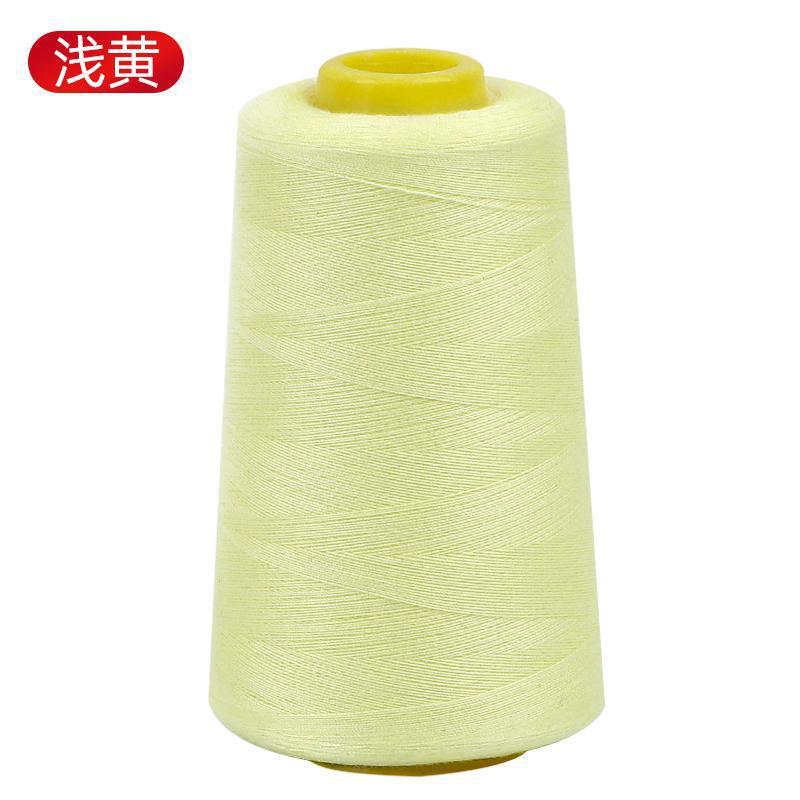 家用缝纫线宝塔线402彩色缝纫机线手缝缝衣服的平车涤纶细白|undefined