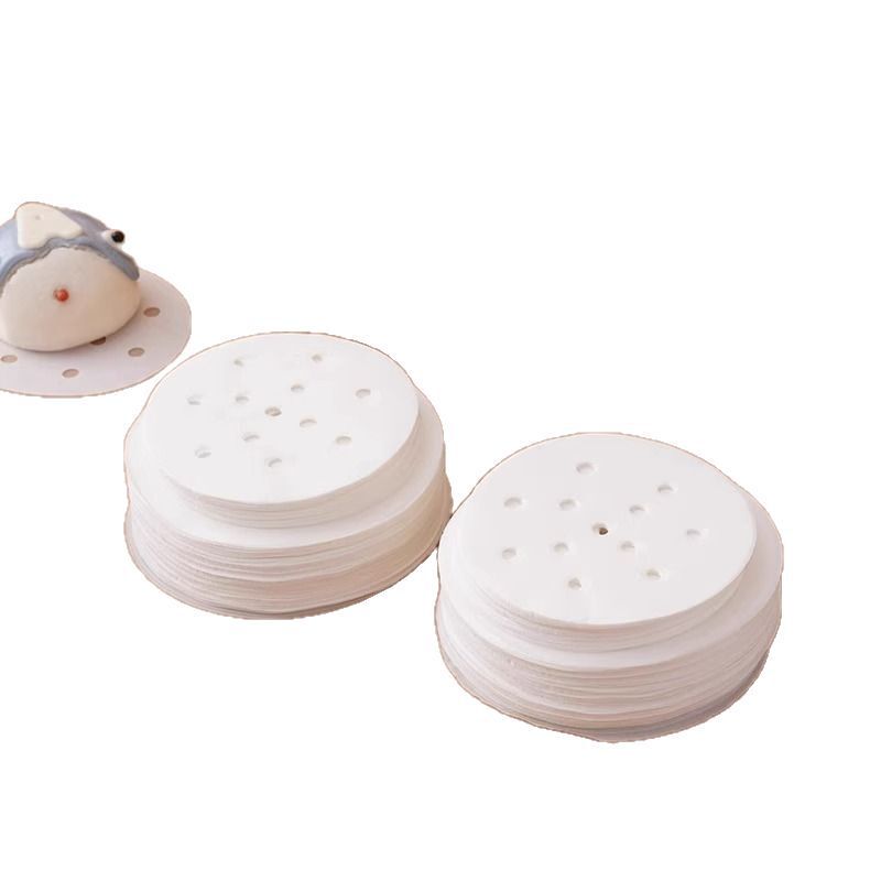 蒸籠紙蒸しまんじゅうパッド食品級専用蒸し器布マット蒸しまんじゅうパッド使い捨て油紙がくっつかない|undefined